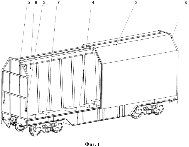 Способ транспортирования крупногабаритного и супергабаритного стекла в железнодорожных вагонах (патент 2539617)
