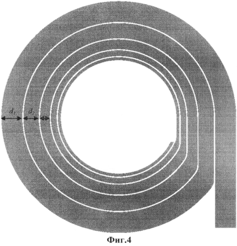 Способ увеличения добротности плоской спиральной катушки индуктивности (патент 2560918)