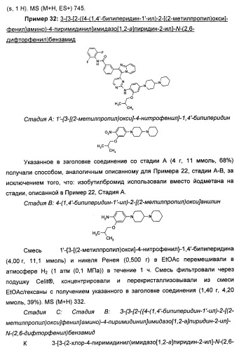 Имидазопиридиновые ингибиторы киназ (патент 2469036)