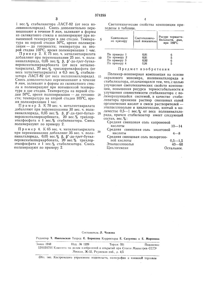 Г^сесоюзная (патент 371255)