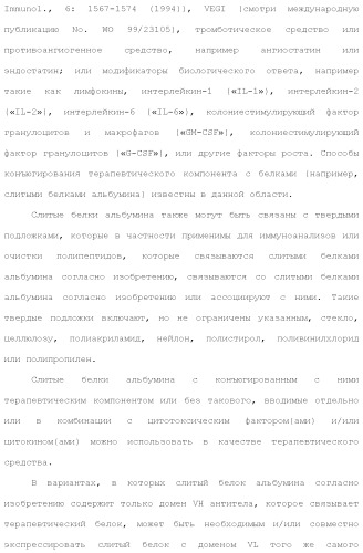 Слитые белки альбумина (патент 2369404)