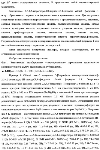 Замещенные 2,3,4,5-тетрагидро-1н-пиридо[4,3-b]индолы, способ их получения и применения (патент 2334747)