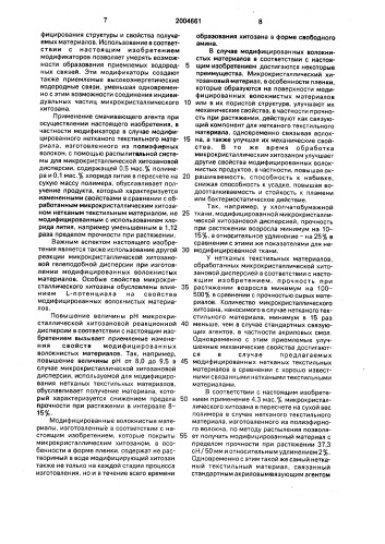 Способ изготовления модифицированного волокнистого материала (патент 2004661)
