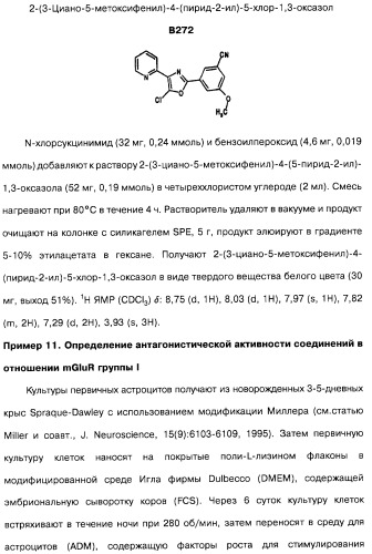 Гетерополициклическое соединение, фармацевтическая композиция, обладающая антагонистической активностью в отношении метаботропных глютаматных рецепторов mglur группы i (патент 2319701)