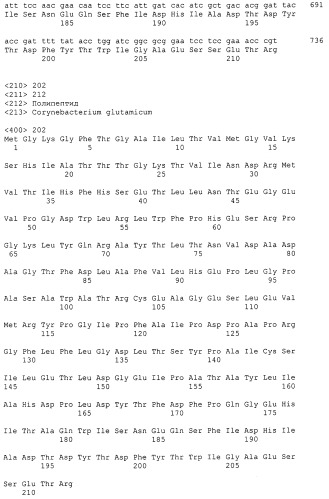 Гены corynebacterium glutamicum, кодирующие белки резистентности и толерантности к стрессам (патент 2303635)