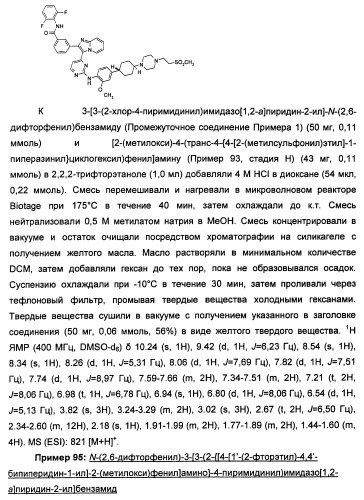 Имидазопиридиновые ингибиторы киназ (патент 2469036)