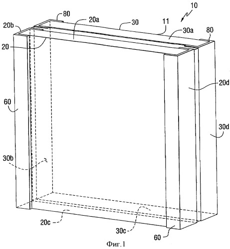 Электрохромная панель с несколькими соединительными устройствами (патент 2364905)