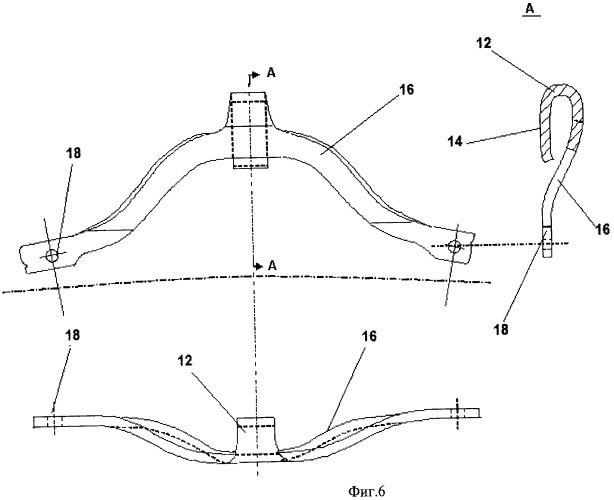 Устройство демпфирования колебаний широкохордных рабочих лопаток вентиляторов с большой конусностью втулки и вентилятор газотурбинного двигателя (патент 2461717)