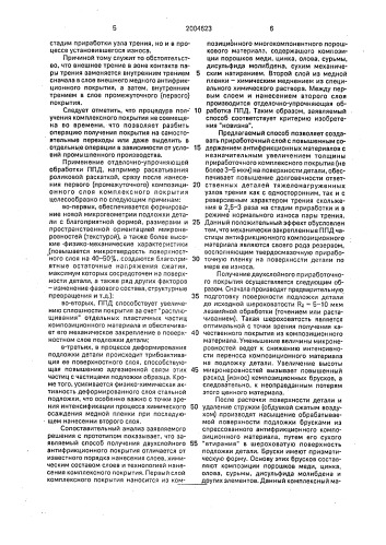 Способ получения комплексного твердосмазочного покрытия (патент 2004623)