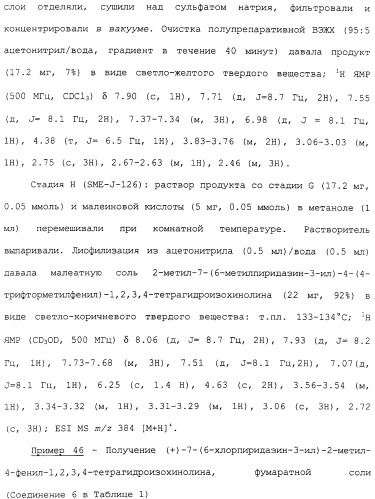 Арил- и гетероарилзамещенные тетрагидроизохинолины, фармацевтическая композиция и способ лечения на их основе (патент 2309953)