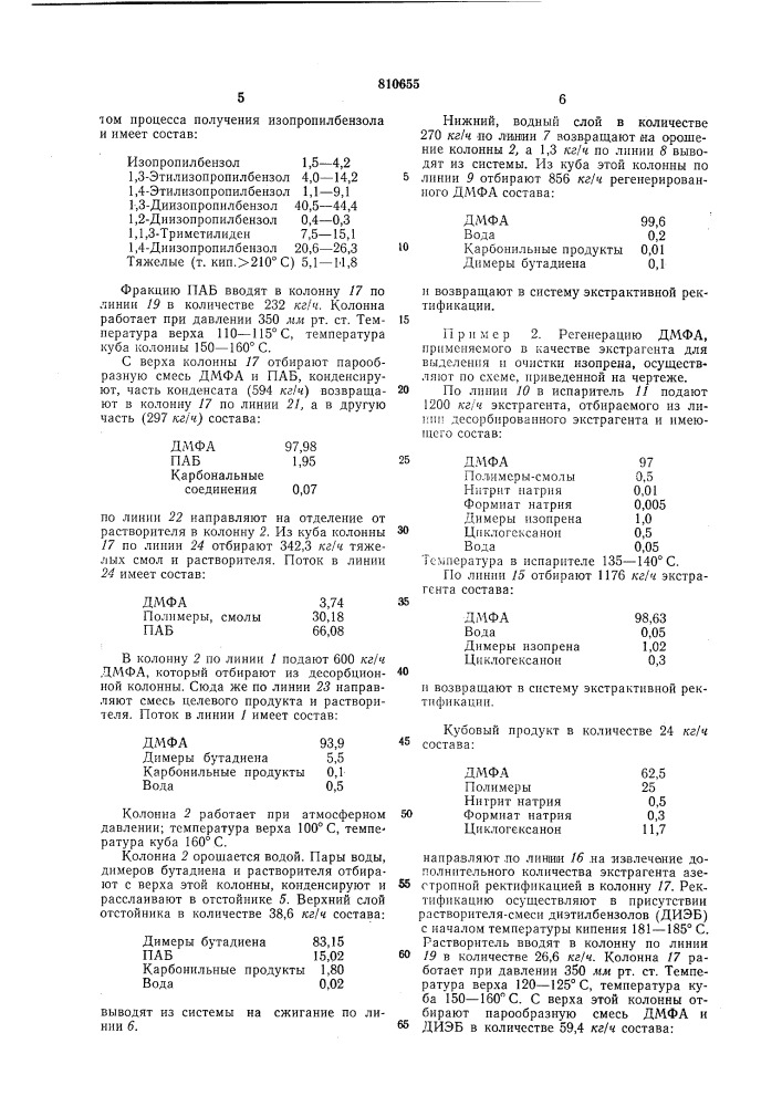 Способ очистки диметилформамида (патент 810655)