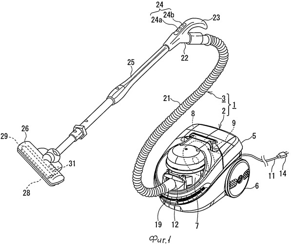 Пылесборник и пылесос (патент 2484756)