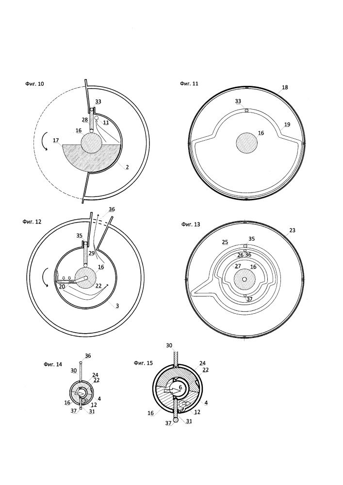 Трёхкамерный роторный двигатель внутреннего сгорания (патент 2663702)