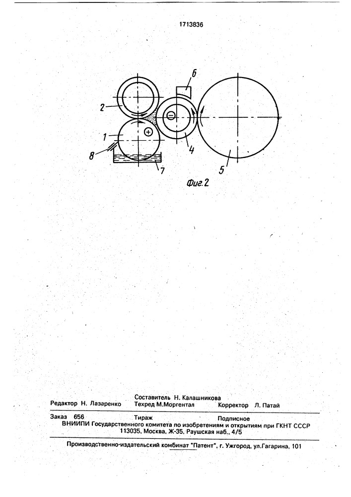 Способ формирования красочного слоя на формном цилиндре (патент 1713836)