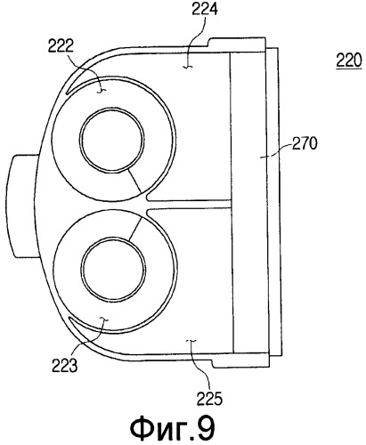 Двойное циклонное пылесборное устройство пылесоса (патент 2401639)