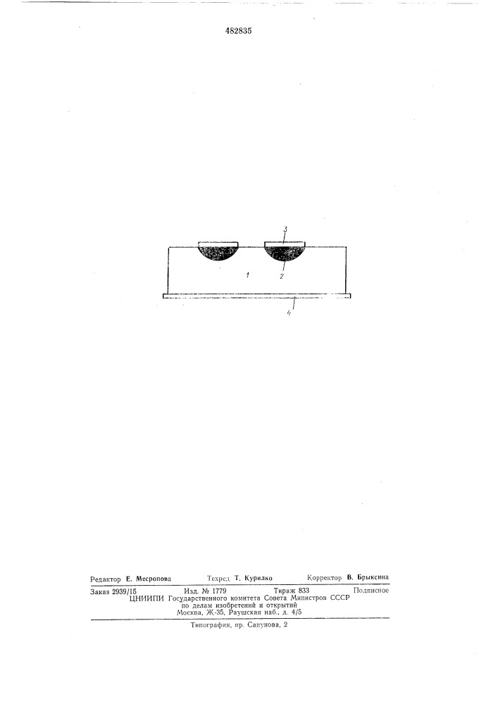 Полупроводниковый прибор (патент 482835)