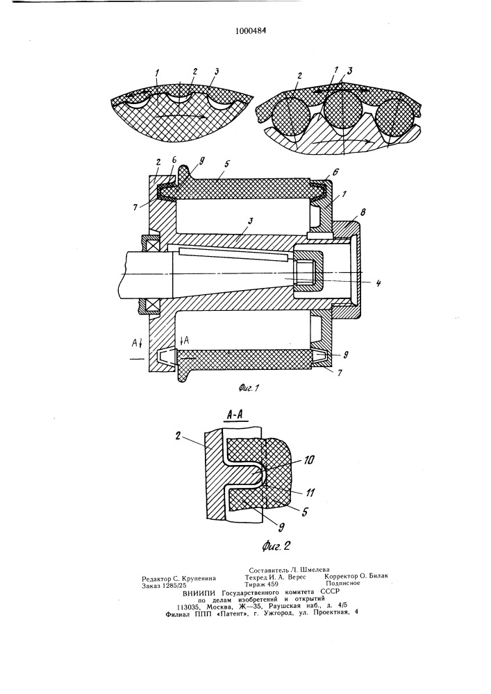 Прядильный диск к машине для получения вискозных волокон (патент 1000484)