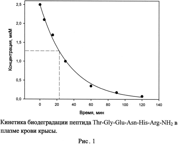 Пептид, обладающий нейропротекторной и ноотропной активностью, и фармацевтическая композиция на его основе (патент 2557003)