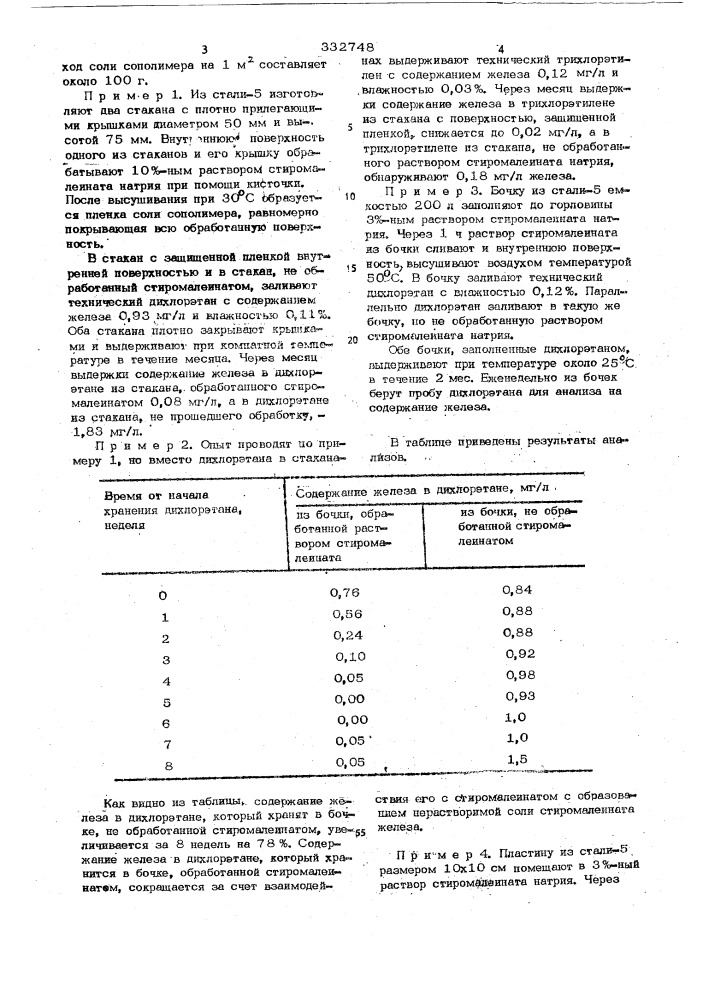 Способ получения антикиррозионного покрытия на металле (патент 332748)