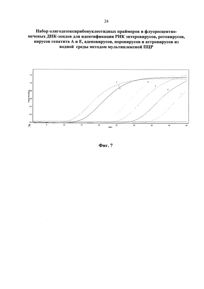 Набор олигодезоксирибонуклеотидных праймеров и флуоресцентно-меченых днк-зондов для идентификации рнк энтеровирусов, ротовирусов, вирусов гепатита а и е, аденовирусов, норовирусов и астровирусов из водной среды методом мультиплексной пцр (патент 2610434)