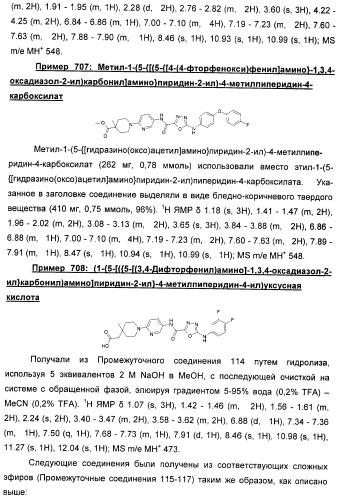 Оксадиазольные соединения, их применение в изготовлении лекарственного средства и способ ингибирования активности dgat1 (патент 2421451)