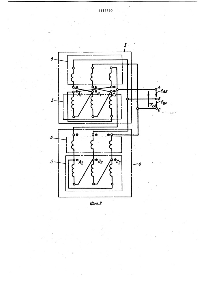 Активная часть двадцатичетырехфазного преобразователя переменного напряжения в постоянное (патент 1117720)