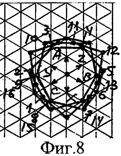 Трехфазная двухслойная электромашинная обмотка при 2p=22&#183;c полюсах в в z=72&#183;c и z=78&#183;c пазах (патент 2328809)