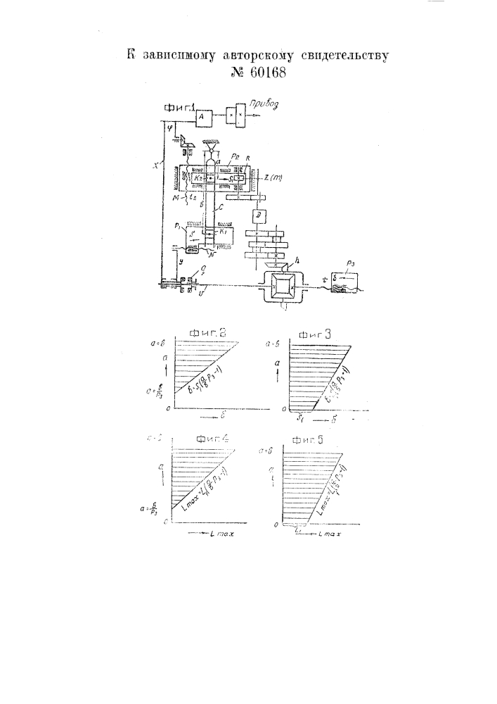 Форма выполнения устройства для бесступенчатого регулирования подачи токарного станка (патент 60168)