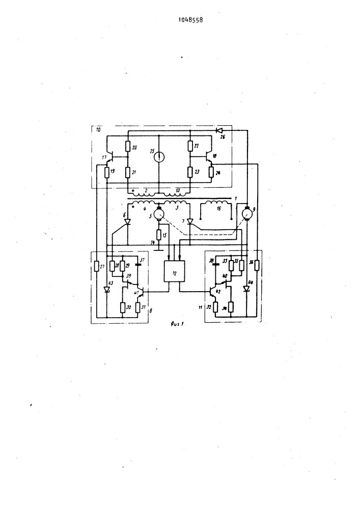 Устройство для регулирования вентильного электропривода (патент 1048558)