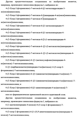 Производные 4-анилино-хиназолина, способ их получения (варианты), фармацевтическая композиция, способ ингибирования пролиферативного действия и способ лечения рака у теплокровного животного (патент 2345989)