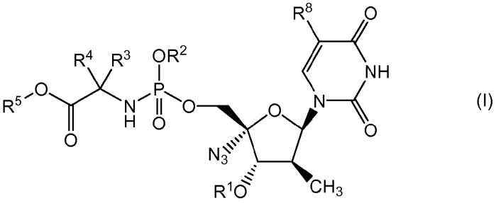 Фосфорамидатные производные нуклеозидов (патент 2553656)