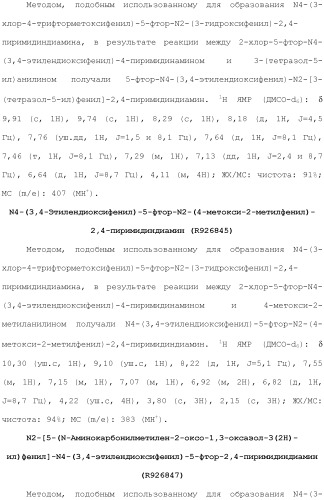 Соединения 2,4-пиримидиндиаминов и их применение (патент 2493150)