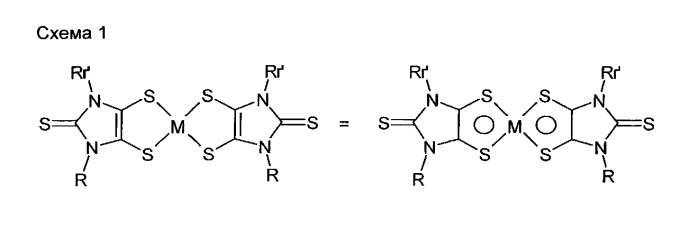 Применение арил-или гетероарил-замещенных дитиоленовых металлокомплексов в качестве ик-поглотителей (патент 2575644)