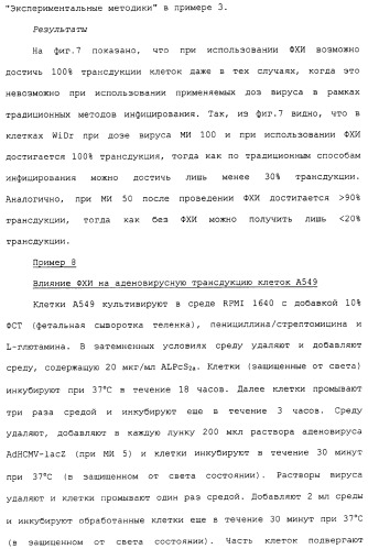 Фотохимическая интернализация для опосредованной вирусом доставки молекулы в цитозоль (патент 2317827)