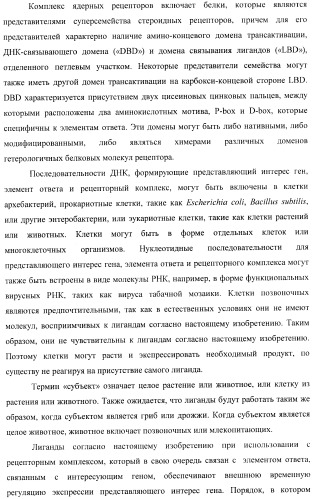 Стероидные лиганды и их применение для модуляции переключения генов (патент 2487134)