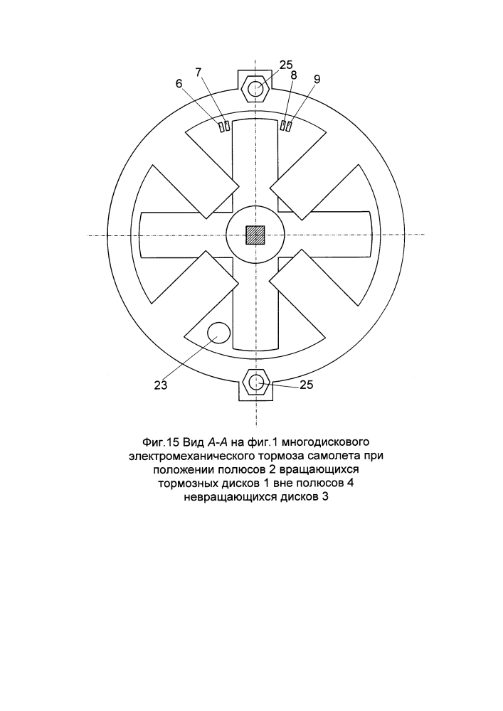 Многодисковый электромеханический тормоз самолета (патент 2597427)