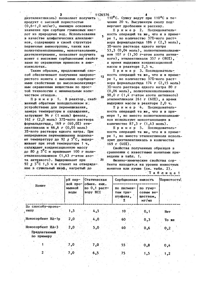 Способ получения анионита (патент 1126576)