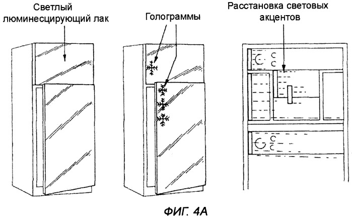 Холодильный шкаф с осветительным устройством для освещения внутреннего пространства (патент 2344341)
