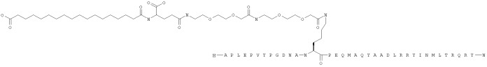 Длительно действующие агонисты рецепторов y2 и(или) y4 (патент 2504550)