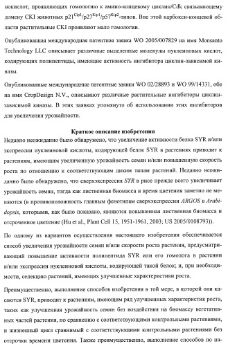 Растения, имеющие улучшенные характеристики роста, и способы их получения (патент 2463352)