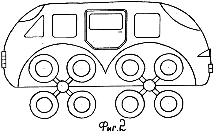Универсальное транспортное средство суперманевренности и суперпроходимости (патент 2512055)
