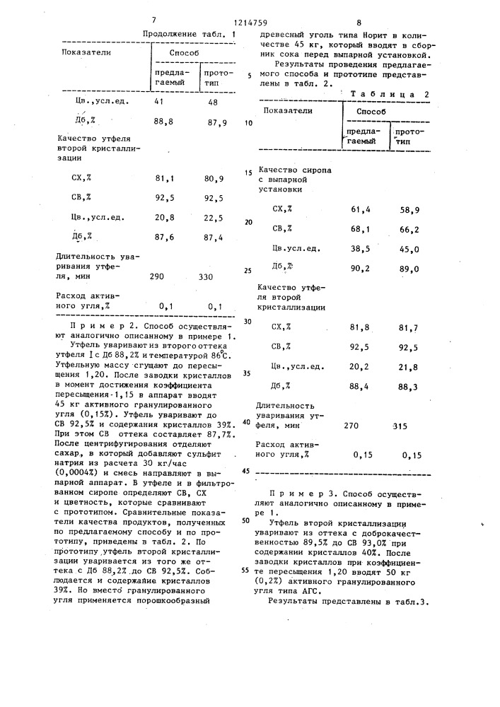 Способ получения сахара (патент 1214759)