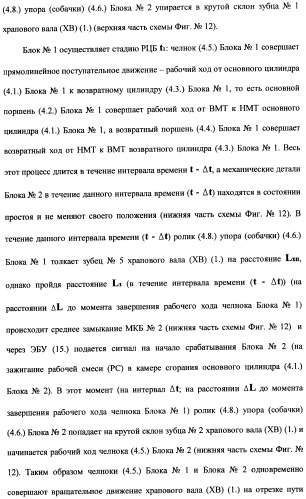 Поршневой двигатель внутреннего сгорания с храповым валом и челночным механизмом возврата основных поршней в исходное положение (пдвсхвчм) (патент 2369758)