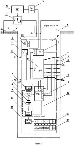 Устройство для электрического каротажа через металлическую колонну (патент 2508561)