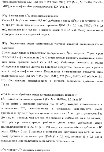 Твердофазное тегирование олигосахаридов: методика для манипуляции с иммобилизированными углеводами (патент 2398237)