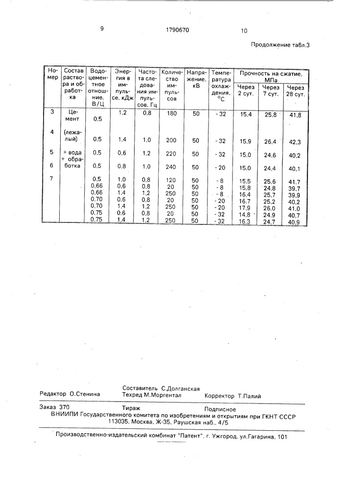 Способ приготовления тампонажного раствора (патент 1790670)