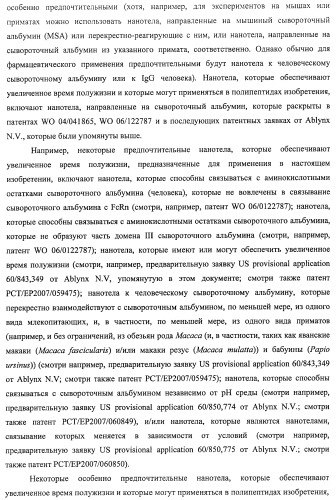 Аминокислотные последовательности, направленные на rank-l, и полипептиды, включающие их, для лечения заболеваний и нарушений костей (патент 2481355)