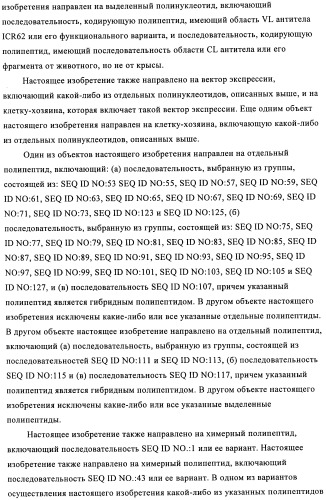 Антигенсвязывающие молекулы, которые связывают рецептор эпидермального фактора роста (egfr), кодирующие их векторы и их применение (патент 2457219)