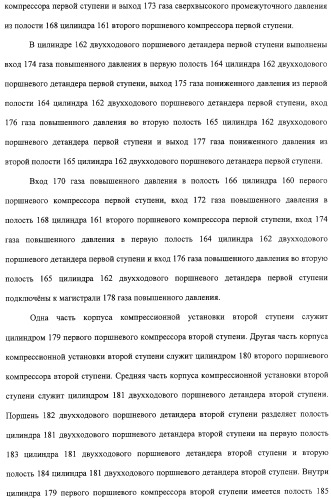 Компрессионная установка и устройство для сжатия, охлаждения и сжижения газа с использованием этой компрессионной установки (патент 2315922)