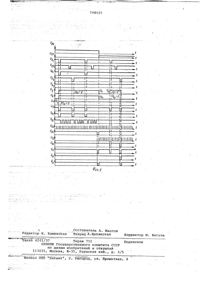 Централизованная многоканальная счетная система (патент 748425)